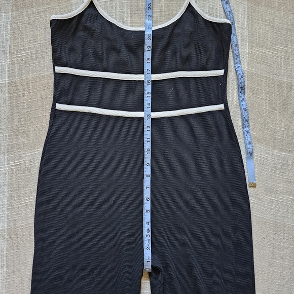 90s Black & White Jumpsuit - Picture 8 of 11